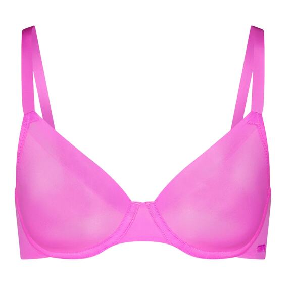 NWT SKIMS No Show Unlined Demi Bra – Pink – Size 34B – Retail $58 - Picture 2 of 5